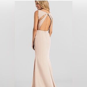 Blush bridesmaid dress Hayley Paige size 12